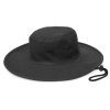 dundee wide brim hat black