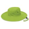 dundee wide brim hat bright green