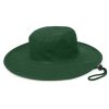 dundee wide brim hat dark green