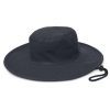 dundee wide brim hat navy