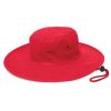 dundee wide brim hat red