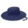 dundee wide brim hat royal blue