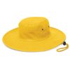 dundee wide brim hat yellow