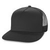 kakadu flat peak truck hat black kakadu flat peak truck hat black