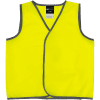kids hi vis vest lime front