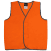 kids hi vis vest orange front