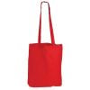 marrawah coloured cotton long handle bag red