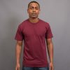 mens surf tee maroon mens surf tee maroon