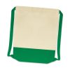 pirie reno cotton drawstring backpack kelly green pirie reno cotton drawstring backpack kelly green