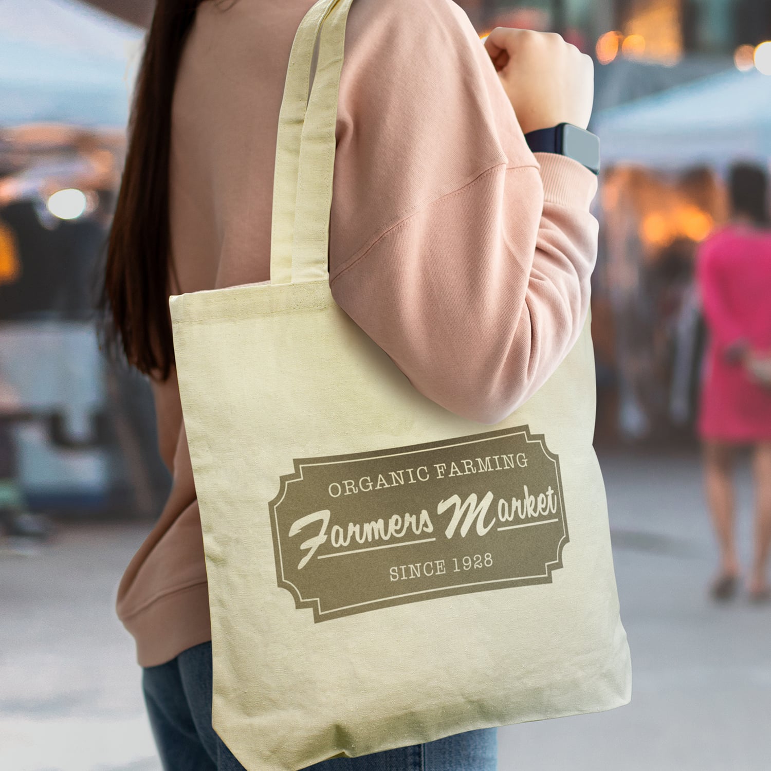 portland liberty cotton tote bag featured