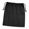 roma cotton gift bag large black roma cotton gift bag large black