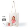 tamworth folding calico bag bag isolated with pouch tamworth folding calico bag bag isolated with pouch