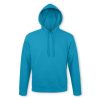 unisex hooded sweatshirt aqua blue