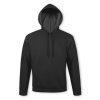 unisex hooded sweatshirt black