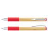 bamboo twist on pen red bamboo twist on pen red