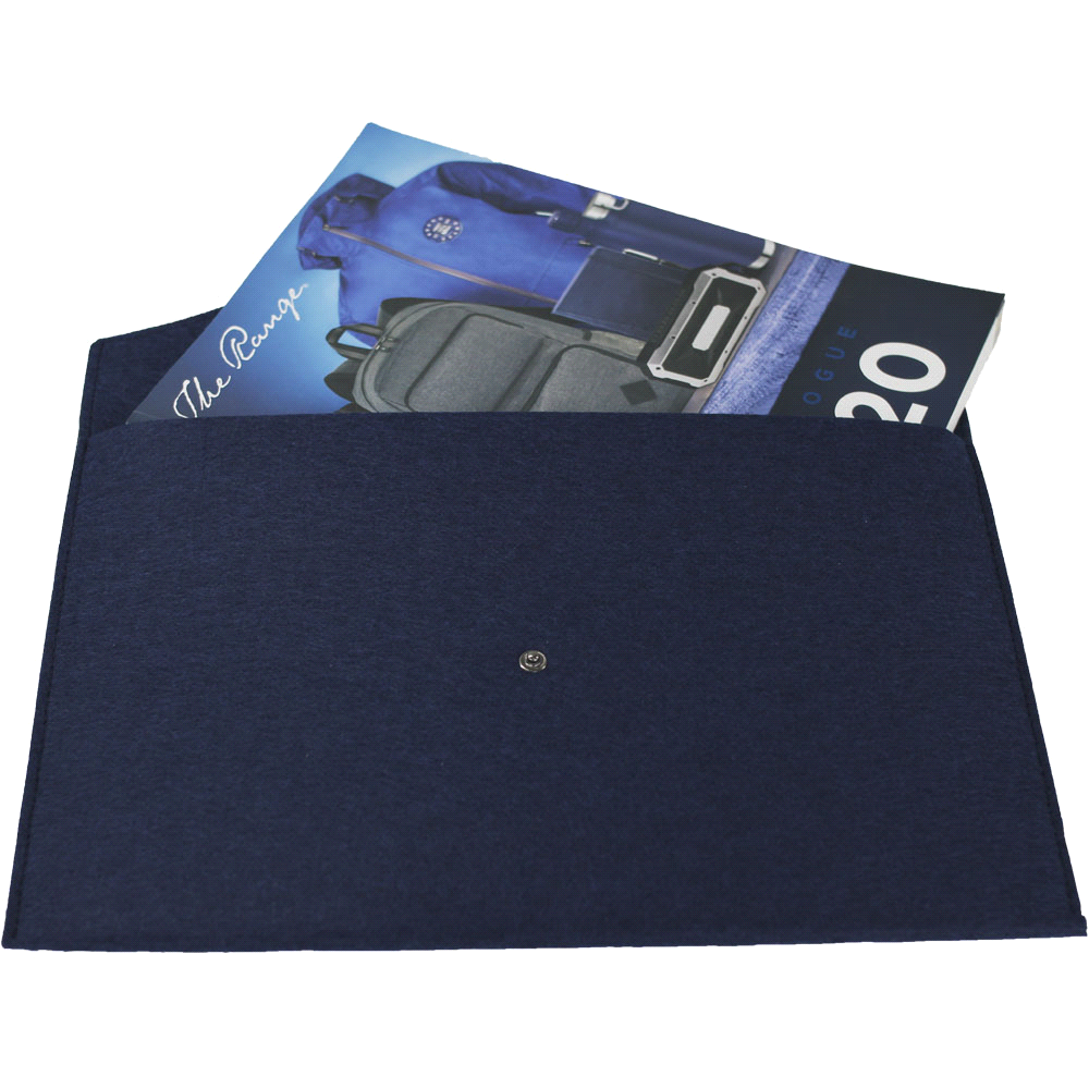 felt conference folder in use felt conference folder in use