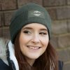 acrylic beanie with patch feature acrylic beanie with patch feature