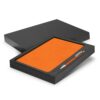 demio notebook and pen gift set Orange demio notebook and pen gift set Orange