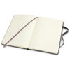 moleskine classic hard cover notebook large open