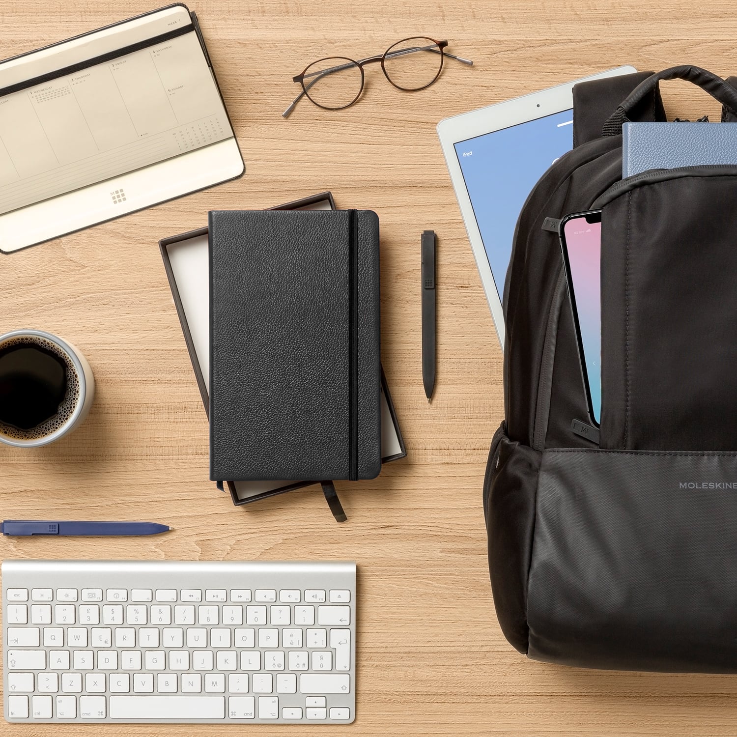 Moleskine Classic Leather Hard Cover Notebook - Large | Custom Printed ...