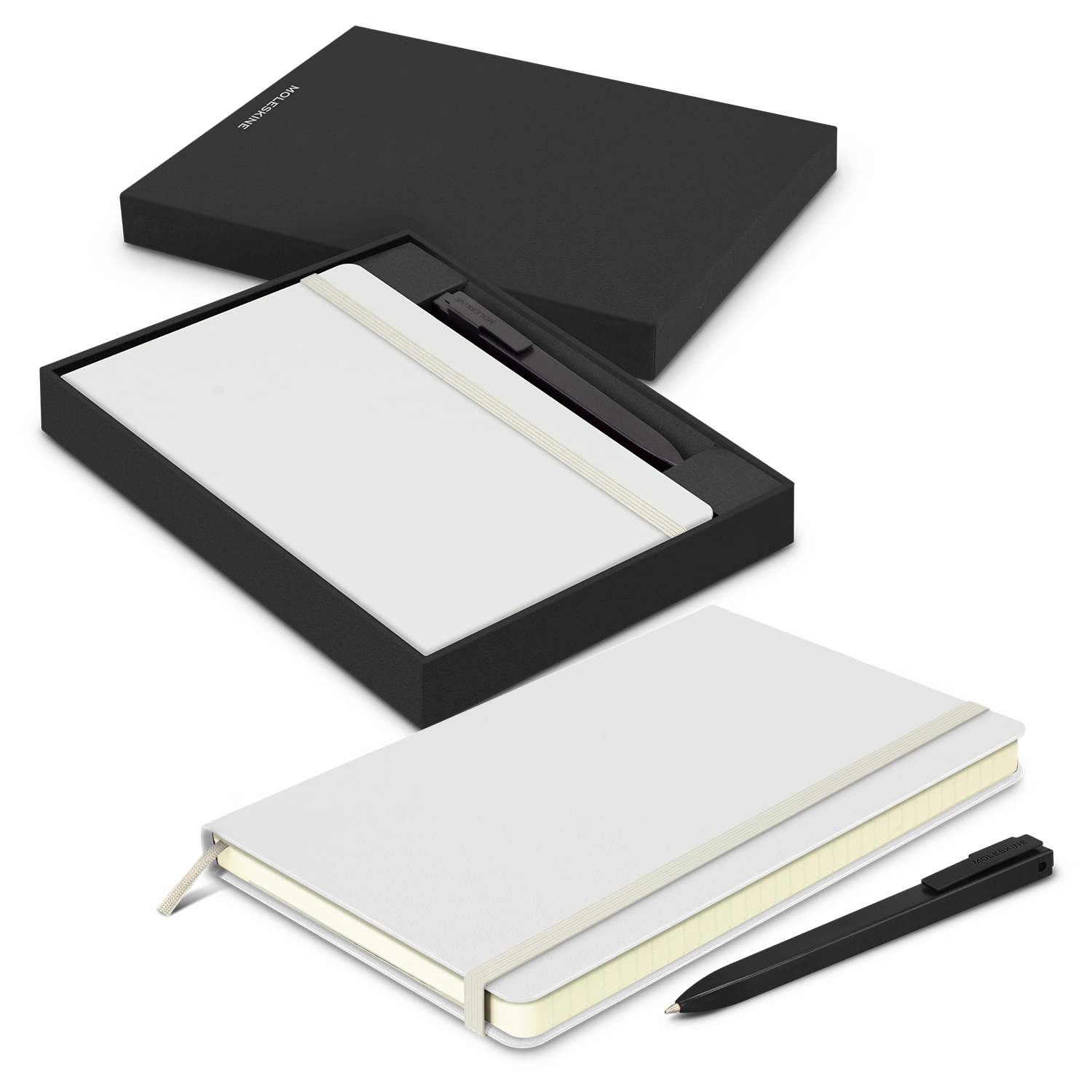moleskine notebook and pen gift set white moleskine notebook and pen gift set white