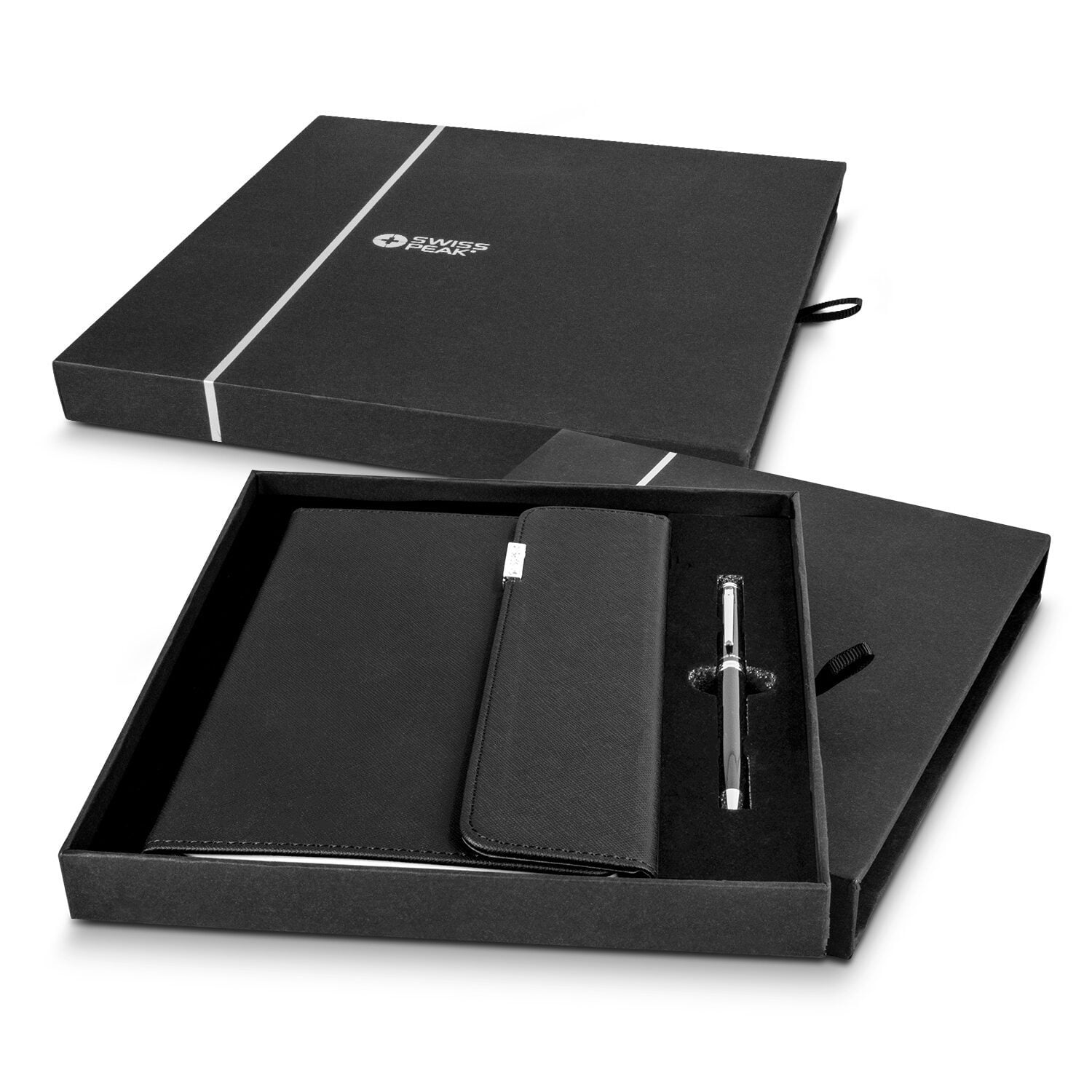 swiss peak a5 notebook and pen set main