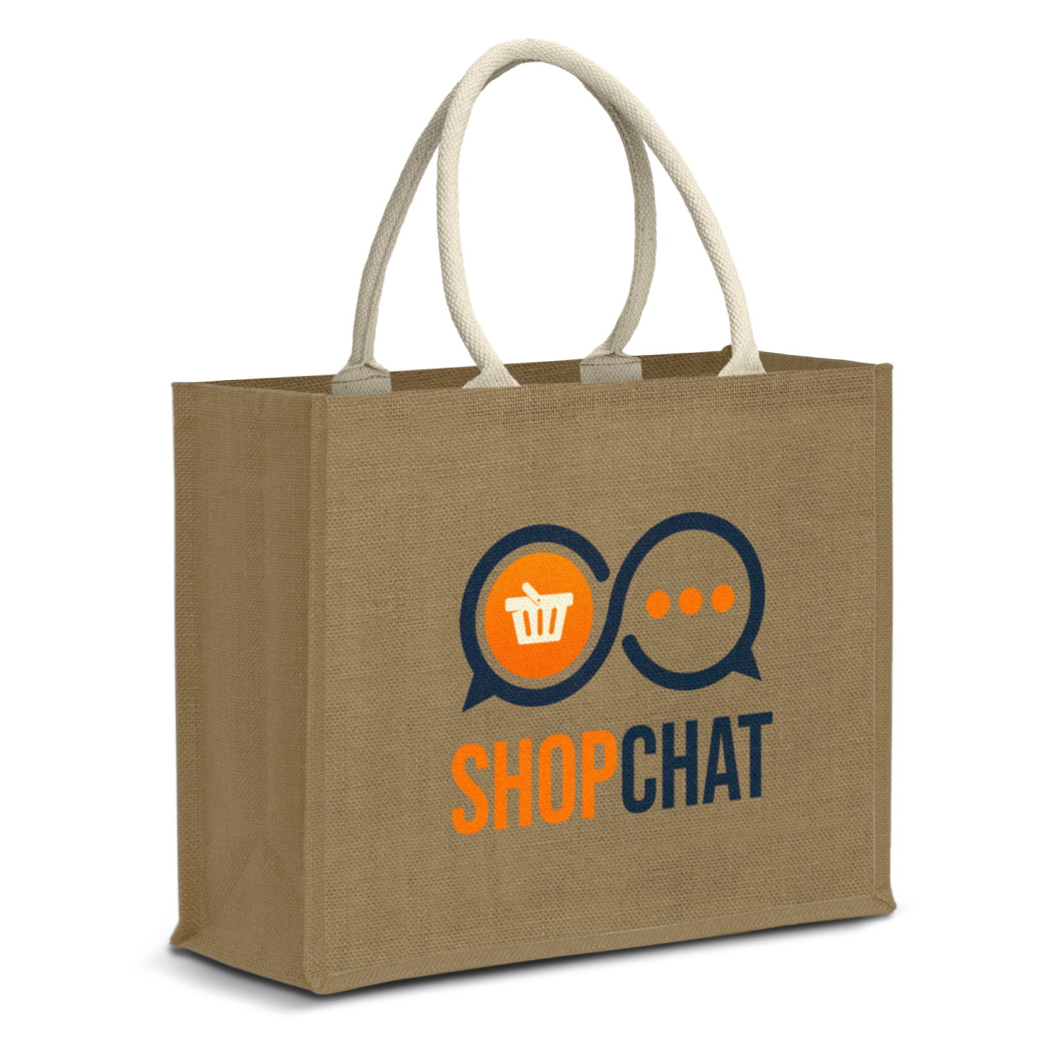 Isisford Jute Tote Bag main Isisford Jute Tote Bag main