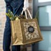 Jindera Jute Tote Bag feature Jindera Jute Tote Bag feature