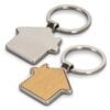 Kadina House Shaped Key Ring silver back Kadina House Shaped Key Ring silver back