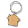 Kadina House Shaped Key Ring silver natural Kadina House Shaped Key Ring silver natural