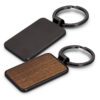 Loxton Key Ring Rectangle gunmetal back