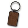 Loxton Key Ring Rectangle gunmetal dark