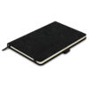 Paringa Hard Cover Notebook black front Paringa Hard Cover Notebook black front