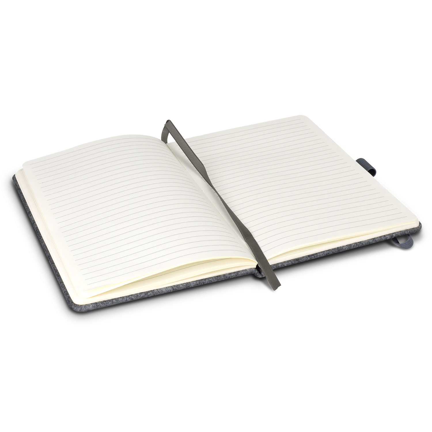 Paringa Hard Cover Notebook open Paringa Hard Cover Notebook open