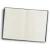 Wellington Re Cotton Hard Cover Notebook navy open Wellington Re Cotton Hard Cover Notebook navy open
