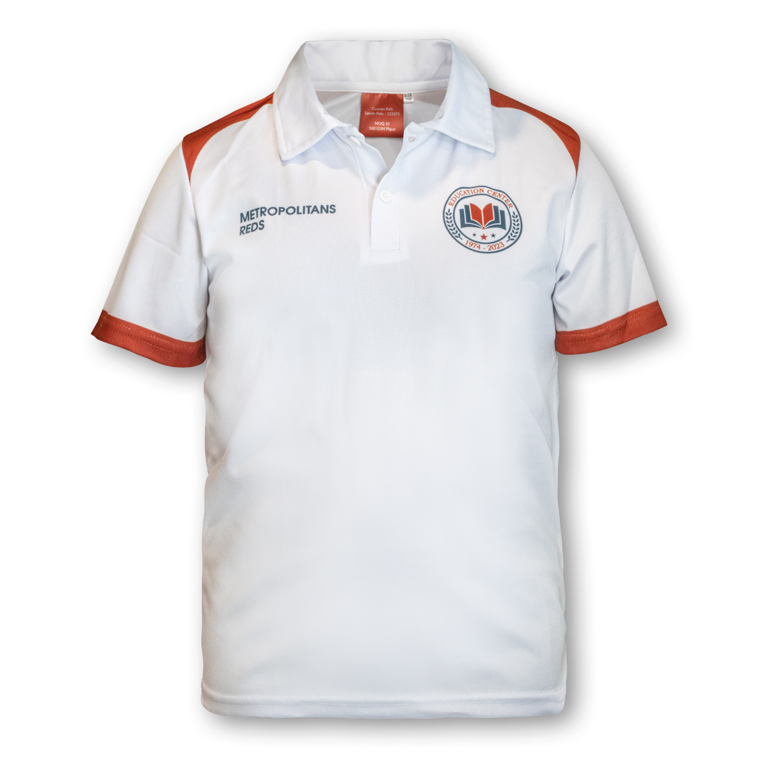 Cleve Kids Sports Polo front Cleve Kids Sports Polo front