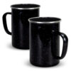 Darkan Enamel Mug 600ml black
