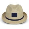 Denman Fedora Hat natural navy Denman Fedora Hat natural navy