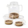 Goroke Tea Set natural clear