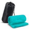 Leura Fleece Blanket in Carry Bag light blue