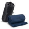 Leura Fleece Blanket in Carry Bag navy