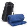Leura Fleece Blanket in Carry Bag royal blue