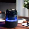 Oberon Bluetooth Speaker feature Oberon Bluetooth Speaker feature
