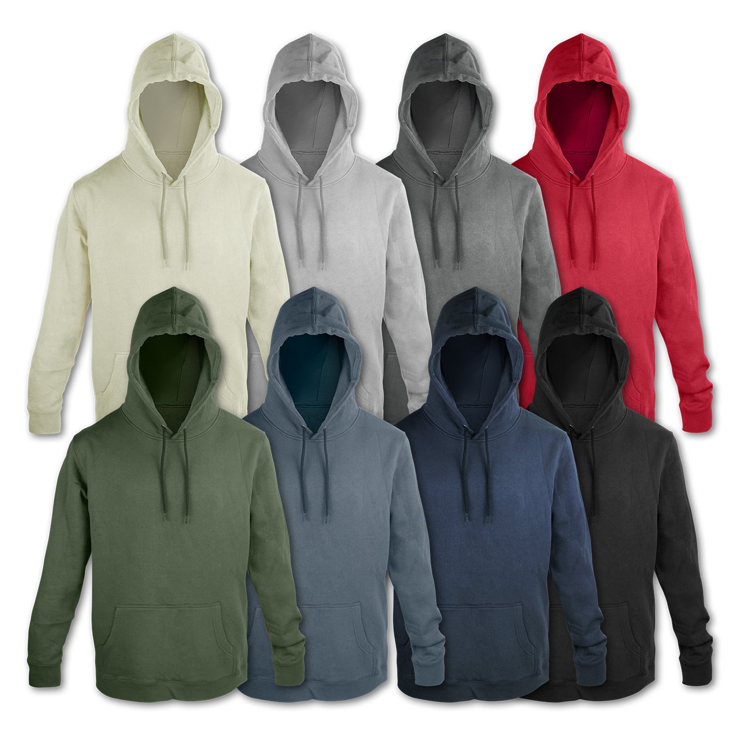 Riverton Unisex Hoodie colour range Riverton Unisex Hoodie colour range