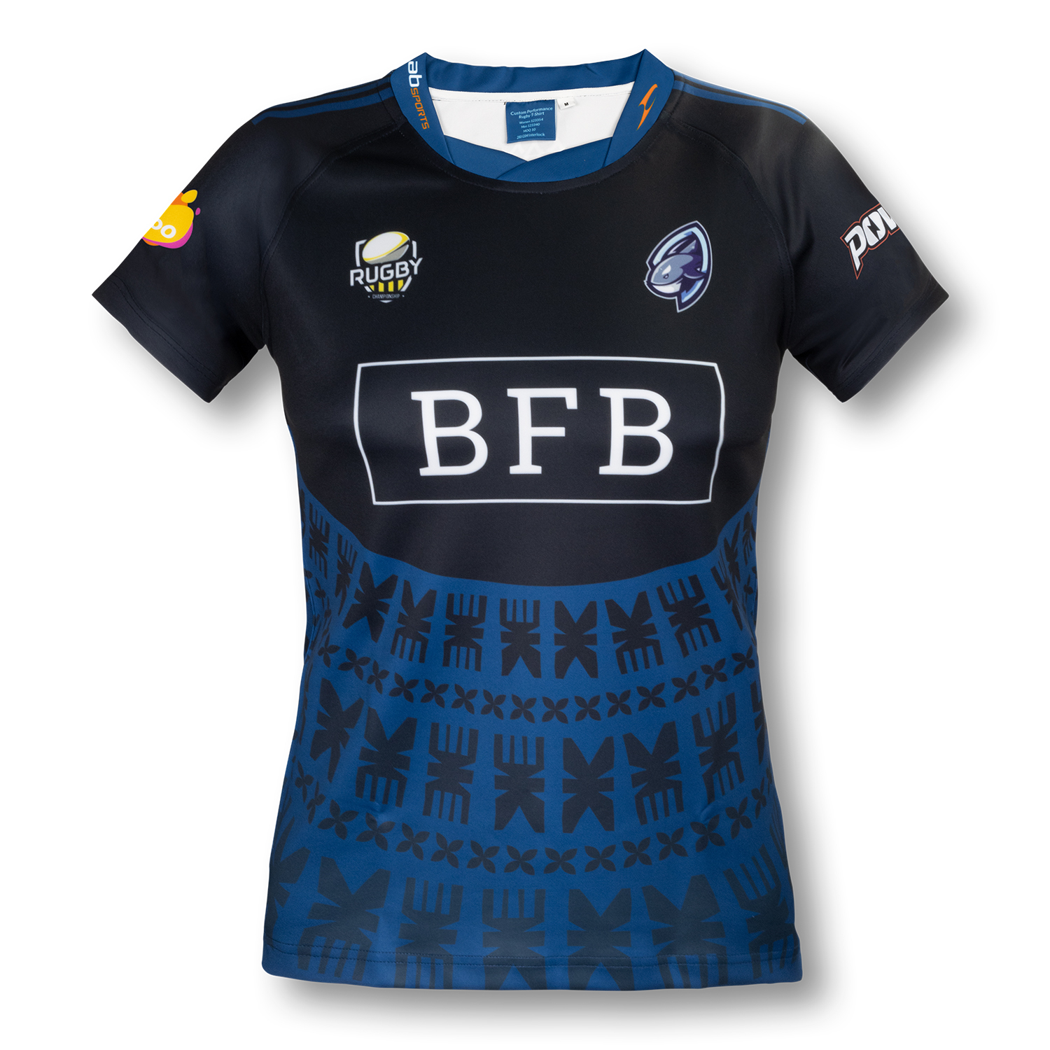 Terowie Womens Performance Rugby T Shirt front Terowie Womens Performance Rugby T Shirt front