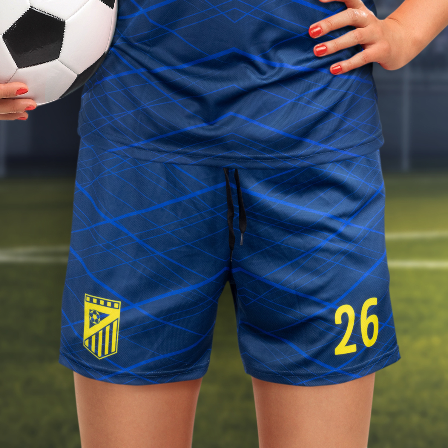 Warialda Womens Soccer Shorts feature Warialda Womens Soccer Shorts feature