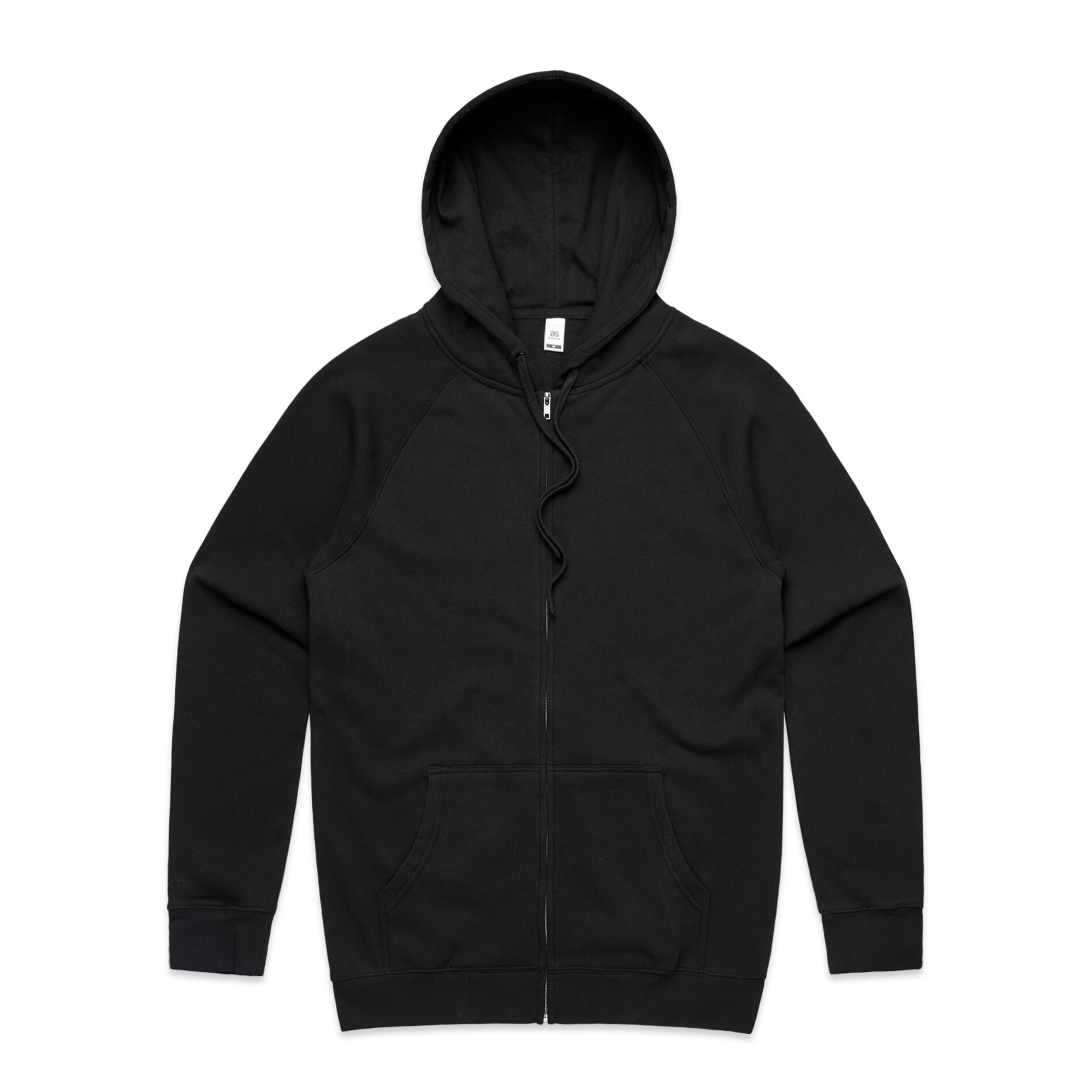 ASColour Mens Official Zip Hood black ASColour Mens Official Zip Hood black