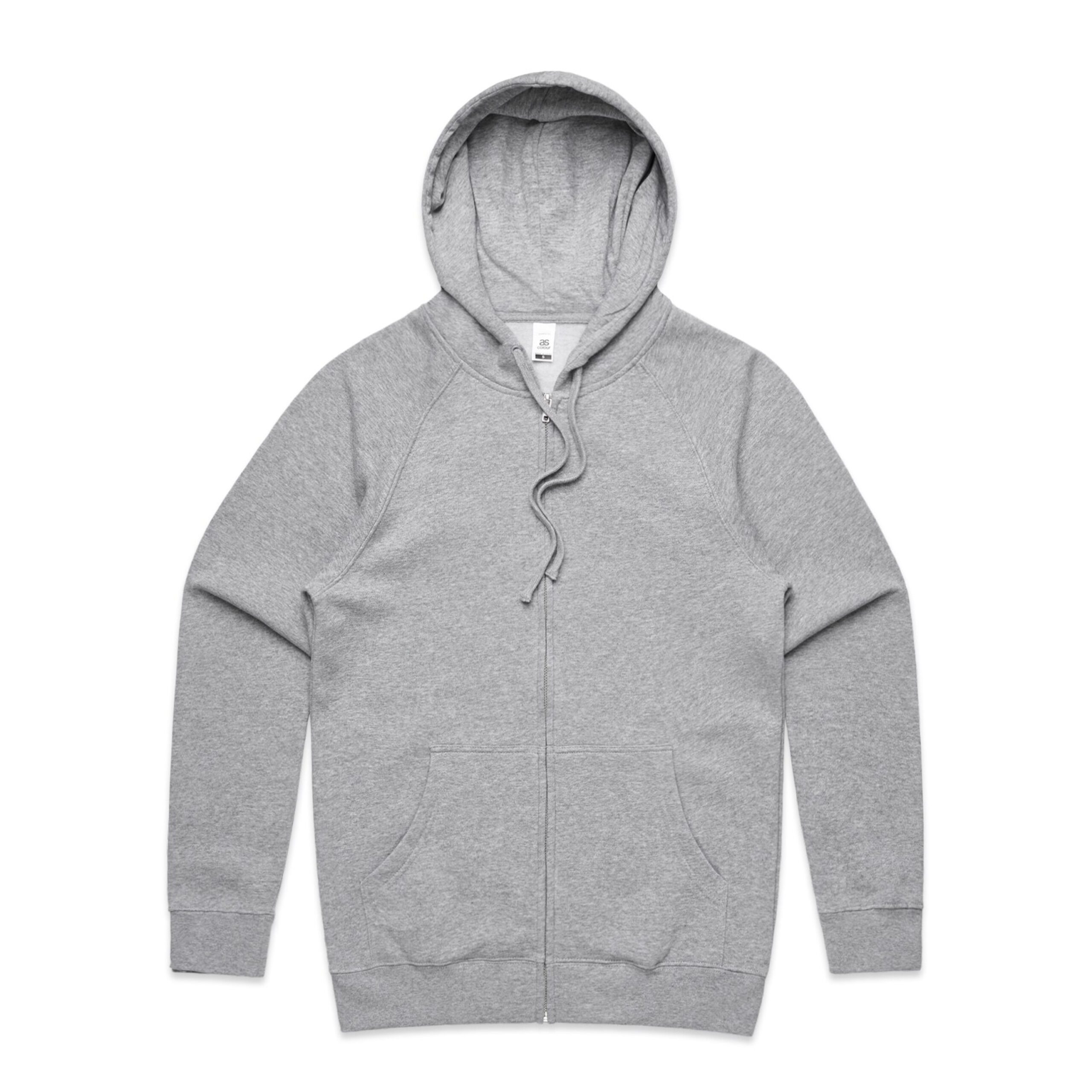 ASColour Mens Official Zip Hood grey marle scaled ASColour Mens Official Zip Hood grey marle scaled