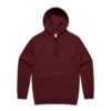 ASColour Mens Stencil Hood burgundy scaled ASColour Mens Stencil Hood burgundy scaled