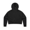 ASColour Womens Crop Hood black back 1 ASColour Womens Crop Hood black back 1